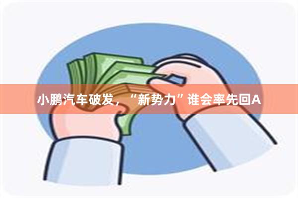 小鹏汽车破发，“新势力”谁会率先回A