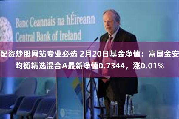 配资炒股网站专业必选 2月20日基金净值：富国金安均衡精选混合A最新净值0.7344，涨0.01%